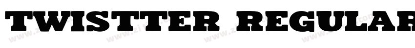 Twistter Regular字体转换